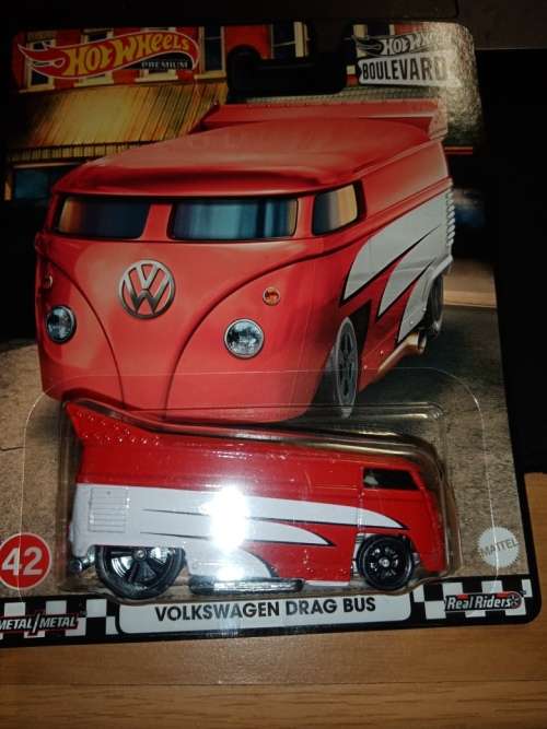 HOTWHEELS - VOLKSWAGEN DRAG BUS - REAL RIDERS