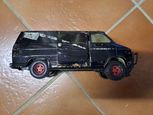 ERTL - THE A-TEAM - BA`s VAN - SOLD FOR RESTORATION