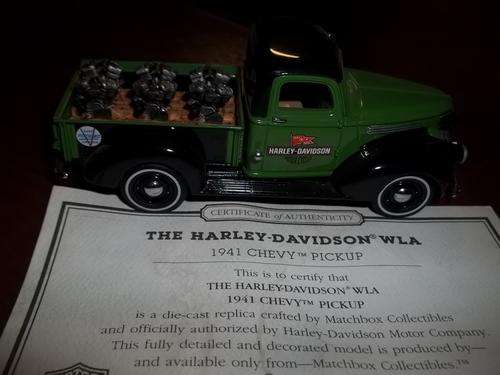 Chevy Pickup 1941 - Harley Davidson decal - Matchbox