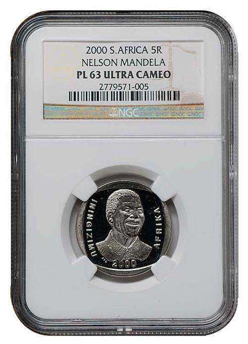 2000 Mandela NGC PL63 Ultra Cameo