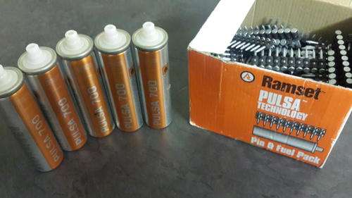 Ramset gun nails and gas