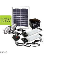 Solar Led Light Kit (2 LED Light + 2 Fluorescent Tube Lamp)