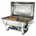 STUNNING TWO BURNER CHAFING DISH EXCELLENT QUALITY