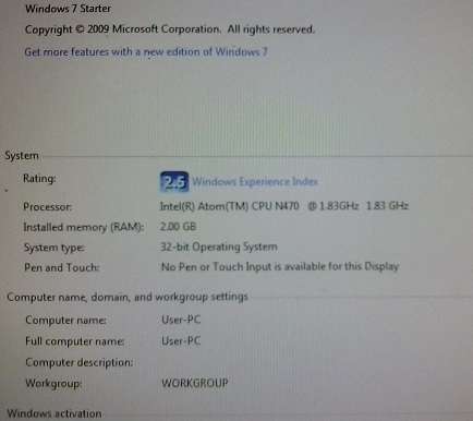 Sony VAIO 10.1" Netbook