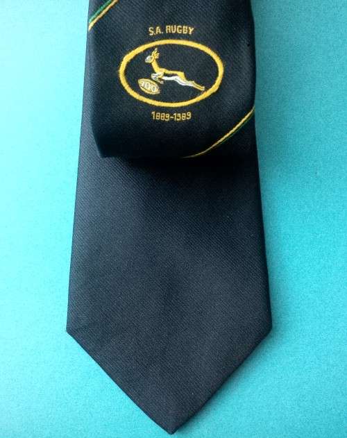 SA RUGBY (1889 - 1989) CENTENARY tie!