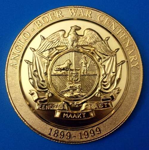 ***HUGE*** ANGLO-BOER WAR CENTENARY (1899-1902) brass plated medallion - @@@ R1 START!!!