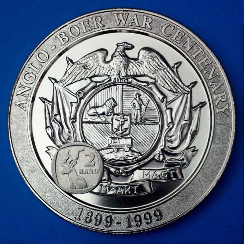 ***HUGE*** ANGLO-BOER WAR CENTENARY (1899-1902) nickel plated medallion - @@@ R1 START!!!