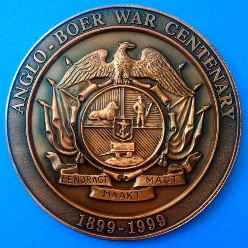 ***HUGE*** ANGLO-BOER WAR CENTENARY (1899-1902) bronzed medallion - @@@ R1 START!!!