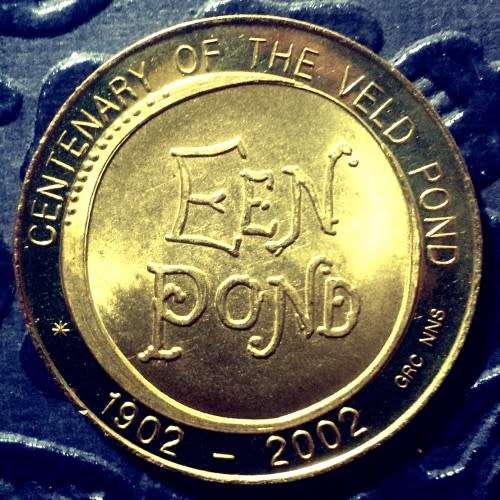 Boer War ZAR VELD POND centenary (1902-2002) commemorative medallion!!