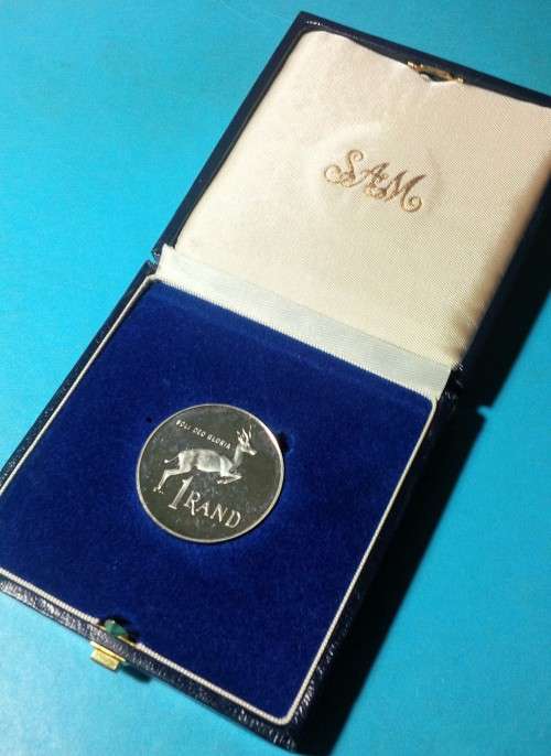 1980 RSA - UNC silver R1 in SAM box