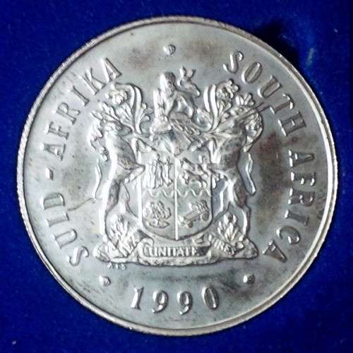 1990 RSA - UNC silver R1 in SAM box