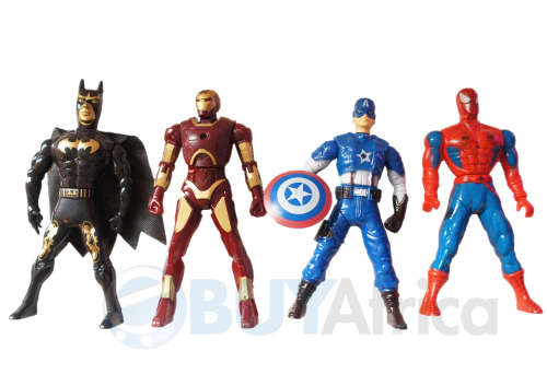 Hard Plastic Toy - Spiderman/ Ironman / Captain America / Batman