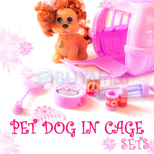 Pet Dog in Cage