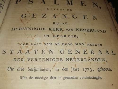 old Dutch State Bible