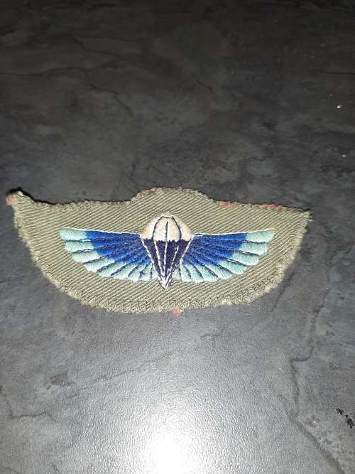 SAS Rhodesian wings ..