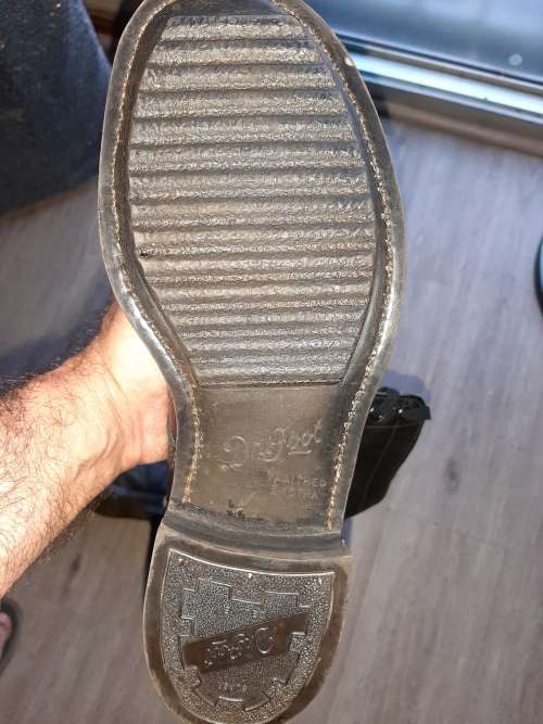 navy / army boots size 9