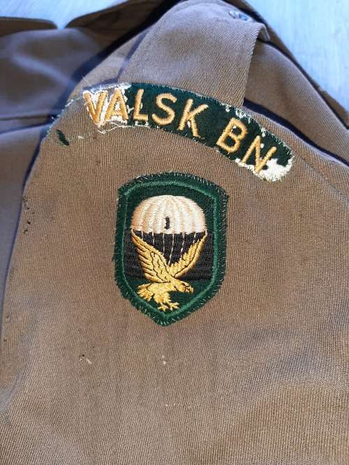 1 parachute battalion bunny jacket with cloth flashes x 1 wing