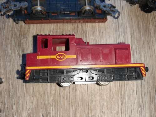 model trains x 12