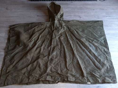 SADF poncho from the 1960 s