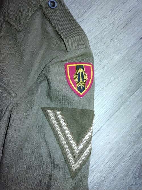 SADF uniform from the 1960s