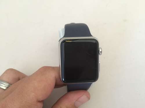 Apple Watch 42mm Stainless Steel (Broken Screen) - Free Courier Delivery!