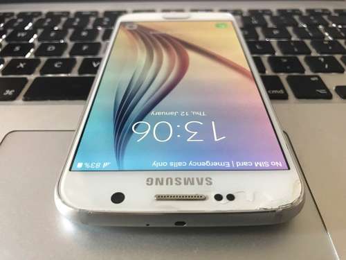 Samsung Galaxy S6 32GB SM-G920F - White Pearl (Paint Peeling)