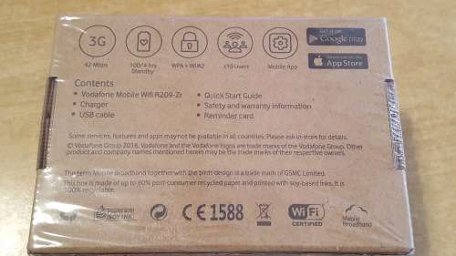 Vodafone Mobile Wifi R209-Zr {NEW}
