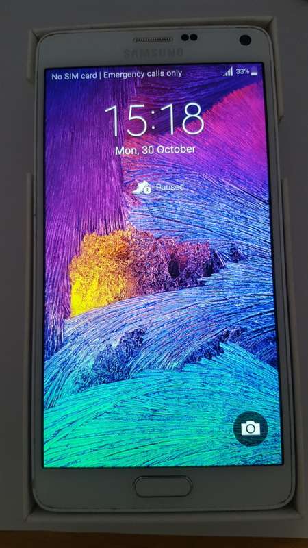 Samsung Note 4 32GB Frost White - Great Device