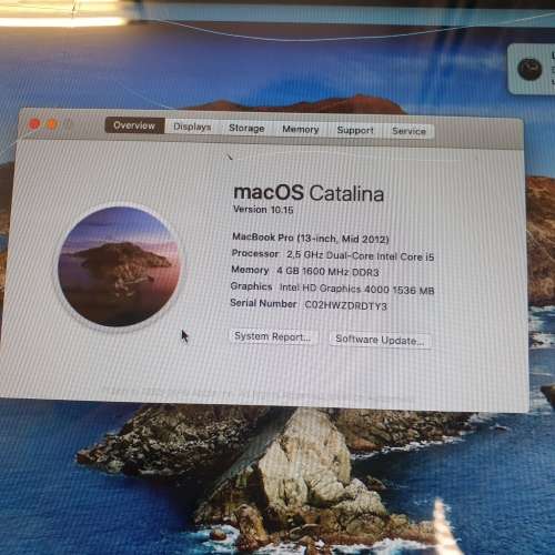 MacBook Pro "Core i5" 2.5 13" Mid-2012, 4GB RAM 500GB - Cracked Screen