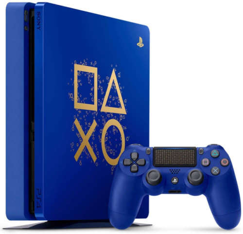 Playstation 4 Slim 1TB Limited Edition + Controller - For Parts