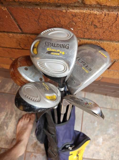 Golf club set for kids - Spalding Accuplus Junior Pro with bag