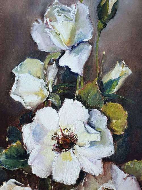 Art, painting by J. Ross Roberts.