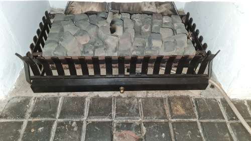 Fireplace. Jet Master Gas Fireplace - complete with bricks, fireplace grate and fittings.