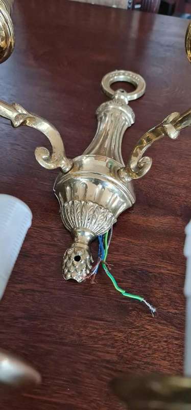 Wall Sconces - Set of three electric wall Sconces. Really beautiful!