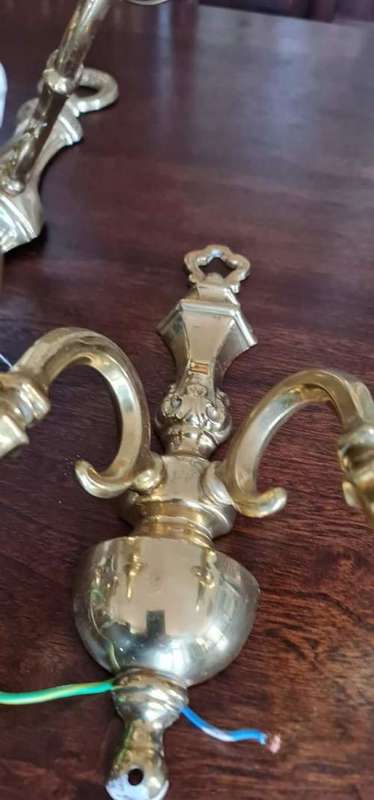 Wall Sconces - Set of three electric wall Sconces. Really beautiful!