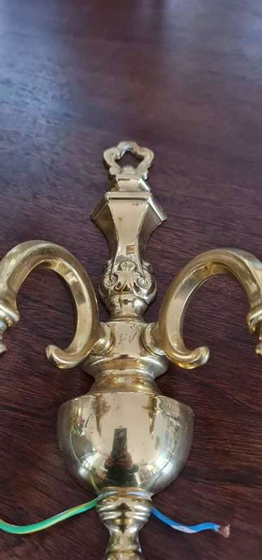 Wall Sconces - Set of three electric wall Sconces. Really beautiful!