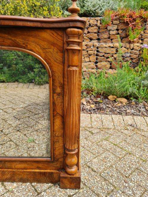 Antique 19th Century burr walnut inlaid music cabinet with Beautiful Trellis Work. Exquisite!
