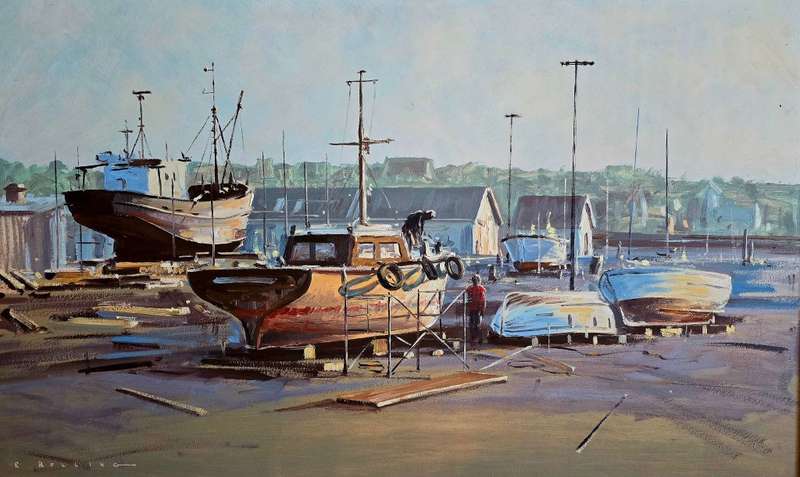 Original oil Painting by renowned artist Ron Belling South African art.