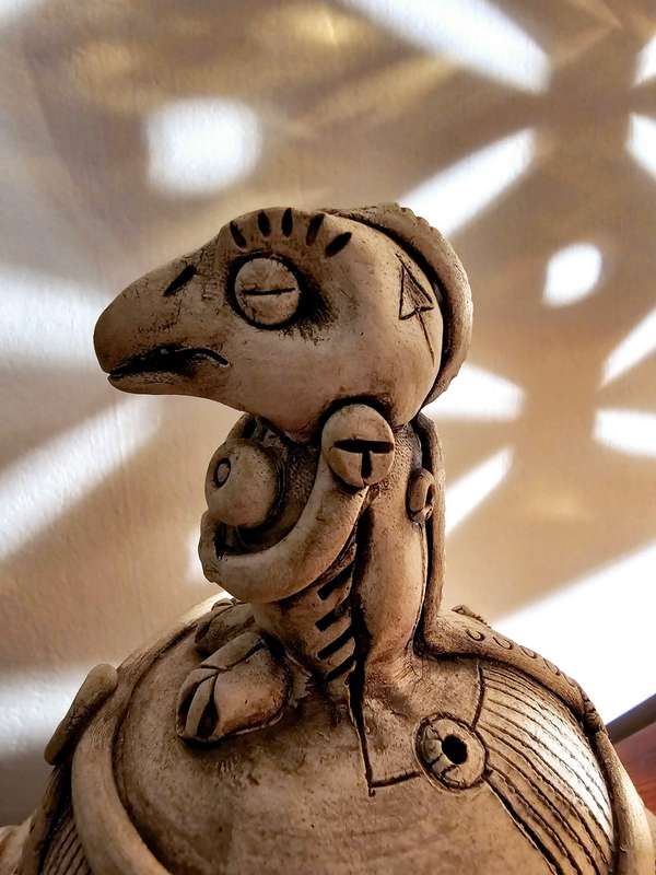 Weird and Wonderful Steampunk Coffee/Tea Set - Pottery 