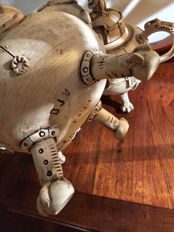 Weird and Wonderful Steampunk Coffee/Tea Set - Pottery 