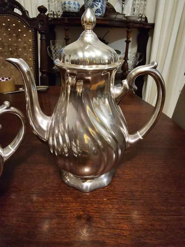 Coffee & Tea Set, Art Nouveau 1900 WMF GERMANY