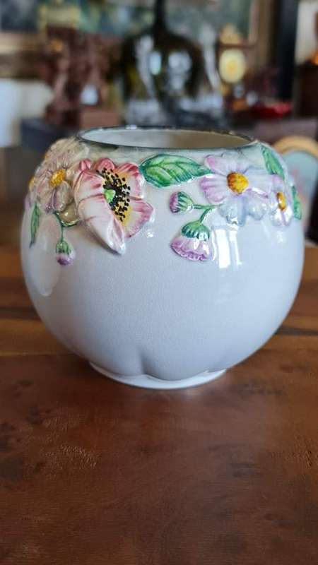 Rare Carlton Ware Anenome Ball Vases.