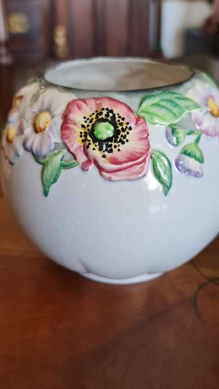 Rare Carlton Ware Anenome Ball Vases.
