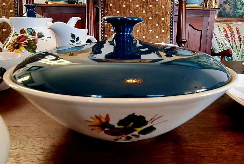 Dinner Set plus Serving Ware and Tea / Coffee Set in the Lovely Carolina Design - Ridgway Ironstone