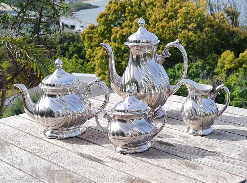 Coffee & Tea Set, Art Nouveau 1900 WMF GERMANY