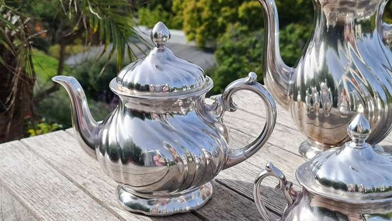 Coffee & Tea Set, Art Nouveau 1900 WMF GERMANY