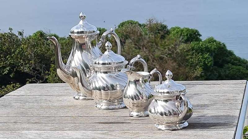 Coffee & Tea Set, Art Nouveau 1900 WMF GERMANY