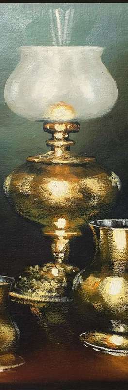 Still live by Denzil Herring. Oil on board in excellent condition.