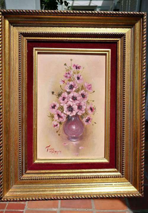 Two Tersa von Bargen 'Oh So Pretty' Original Oil Paintings