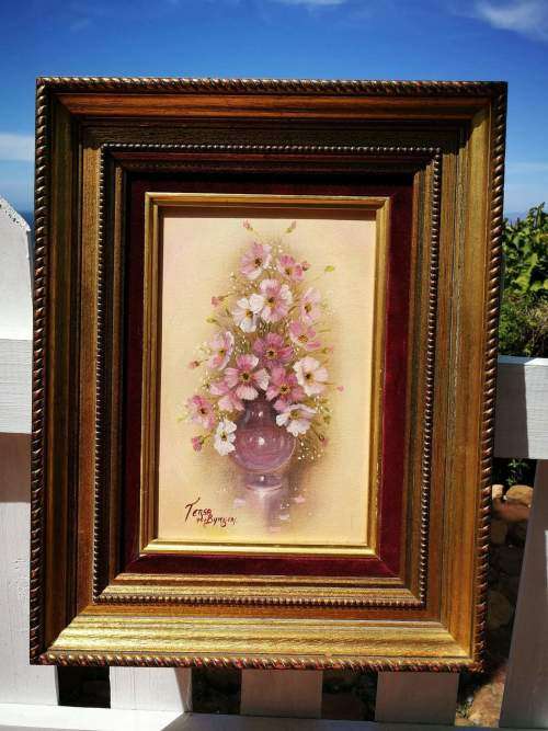 Two Tersa von Bargen 'Oh So Pretty' Original Oil Paintings